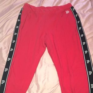 Pink sweatpants